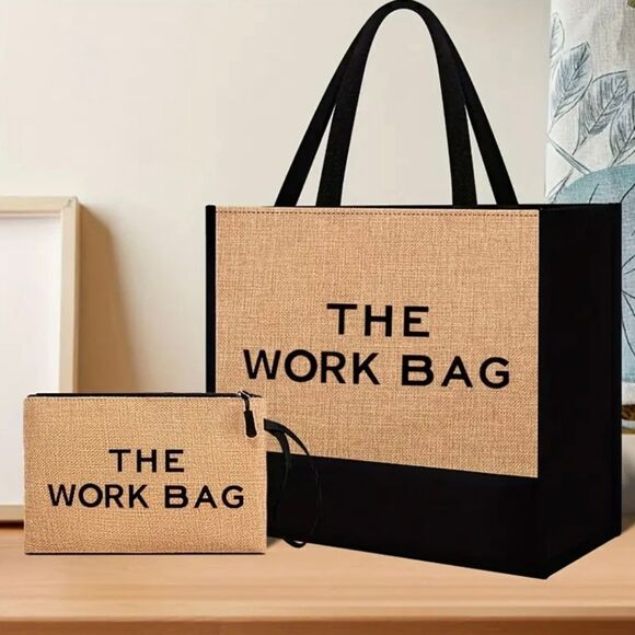 New Canvas "Work Bag" Tote Bag - Picture 1 of 3